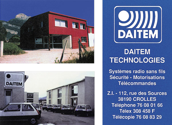 1977 création marque Daitem